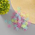 Pack of 200 - Fluorescent Night Glowing Stars Wall Sticker. 