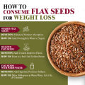 Himalayan Chef Flex Seeds 100g Ground Flax Seeds for Hair & Weight Loss Organic Flax Seeds & Alsii Seeds| Alsi Seeds. 