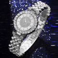 【S Elvey Trend Store】business quartz watch Fashion Full Sky diamond girl watches. 