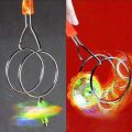 1 Piece Gyro Glow Aurora Spinner – Physic Toy A Dazzling Spinning Top with Hypnotic Light Effects. 
