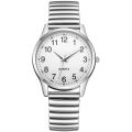 Arabic Numerals Lovers Watches Stainless Steel Elastic Band Men Women Wrist Watch Couple Clock. 
