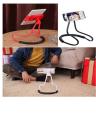 Lazy Bendable Flexible Hang Neck Phone Holder 360 Degree Rotation Mobile Stand - Pink. 
