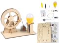 Wooden Hand Generator Kids Science STEM DIY Technology STEAM Physics Kit. 
