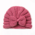 I LOVE DADDY&MUMMY-Autumn Winter Baby Bows Hat Cute Solid Color Baby Boys Girls Cap Beanie Knitted Infant Toddler Hat Bonnet Headwrap. 