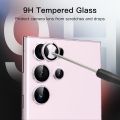 Samsung S23 Ultra Lavender Camera Lens Protector,Anti Scrach HD Tempered Glass Camera Screen Protector Shockproof Cover Film: Lavender. 