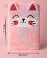 Cute Hello Kitty Diary Notebook For Girls Fur Faux Fluffy Diary Journal Writing Pad For Girls A5 Paper Drawing School Stationery Birthday Gift For Kids. 