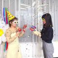 Balloon Salute Gun，Inflatable Fireworks Gun Toy，Confetti Cannon Holiday Gift Wedding Kids Party inflatable toys , Birthday , New Year's Eve ,Christmas Day Party Decoration Supplies. 