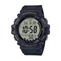 Casio General Black Resin Digital Multi-Function Black Resin Band Watch for Men-AE-1500WHX-1AVDF. 