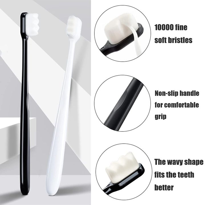 Ultra%20Fine%20Soft%20Toothbrush%20Nano%20Bristle%20Adult%20Tooth%20Brush%20Teeth%20Deep%20Cleaning%20Dental%20Oral%20Care%20Antibacterial%20Gum%20Health%20Hygiene%20Super%20Micro%20Toothbrushes%20For%20Sensitive%20Gums%20Fiber%20Thin%20Hair%20Whitening%20Superfine%20Thick%20Bristled%20Cleansing%20Handle%20Multicolour%20-%20Image%202
