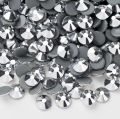 Glitter Round Crystal Rhinestones FlatBack Strass Sewing & Nail Art Decorations Jewelry Findings Handmade Accessories Making DIY Craft Supplies Mirror. 