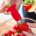 Strawberry Slicer Corer Strawberries Huller Leaf Stem Remover Fruits Cleaning And Cutting Gadget Kitchen Aliquot Cutter Tools. 