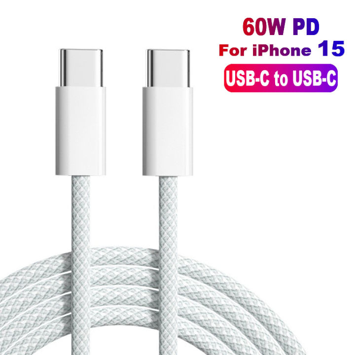 iPhone 15 Charger Cable [Apple MFi Certified], 3 ft 60W USB C to USB C Fast Charging Cable, Long Apple USBC Fast Charger Cord for iPhone 15/15 Plus/15 Pro/15 Pro Max, iPad Pro/Air/Mini