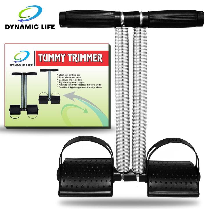 Dynamic Life Tummy Trimmer Double Spring Bally Fat Burner Body Builder Exerciser Weight Loss Machine