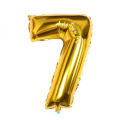 NUMBER FOIL BALLOON IN GOLDEN COLOR ( 16 INCH ). 