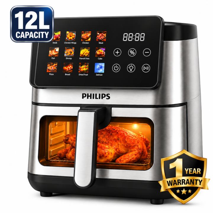 Air Fryer - Imported AirFryer - 5.5L - 16L Size Air Fryer - Single/Double Rod Heating Air Frayer - Full Digital Panel - Imported Chinese Model - 1 Year Warranty