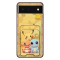 Shockproof Card sleeve Phone Case For Google Pixel7 Dirt-resistant Card slot Graffiti Card bag Durable Soft case Cartoon. 