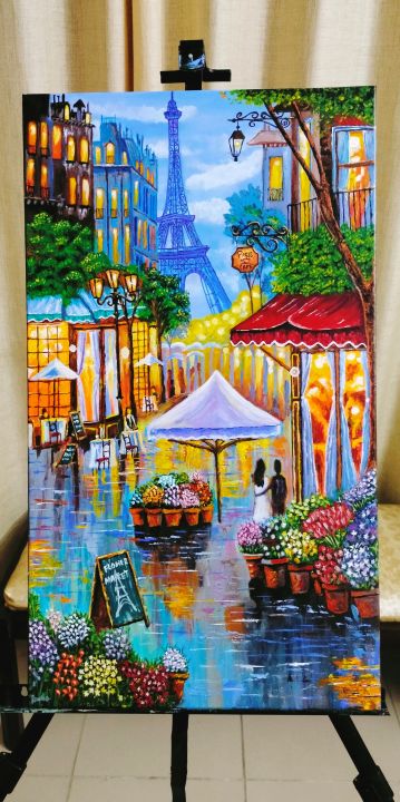 Wall Painting, Wall decor, Home decor, Original Handmade Acrylic Painting, SIZE: 16X28 INCHES, Painting on canvas, Paintings for SALE, Gift Paintings