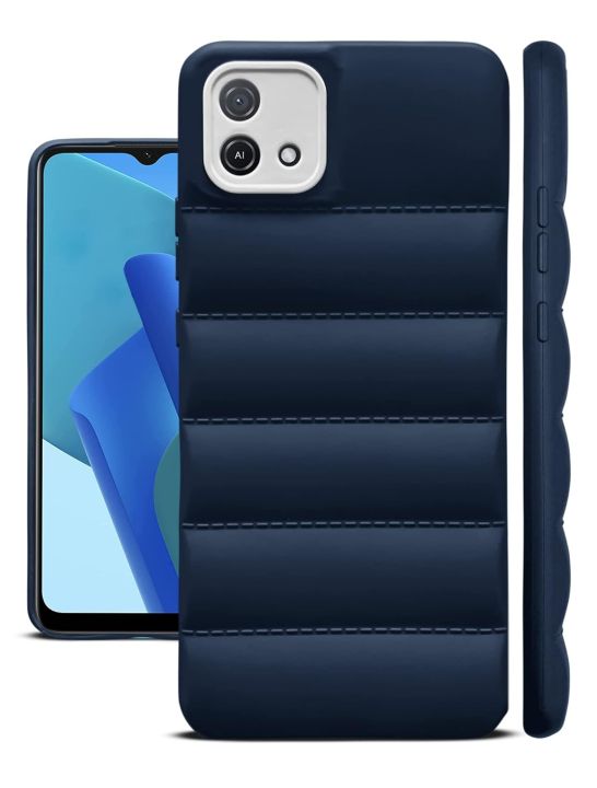 Oppo A16K Puffer Multi Colore Fashion Design Soft Silicone Mobile Case cover