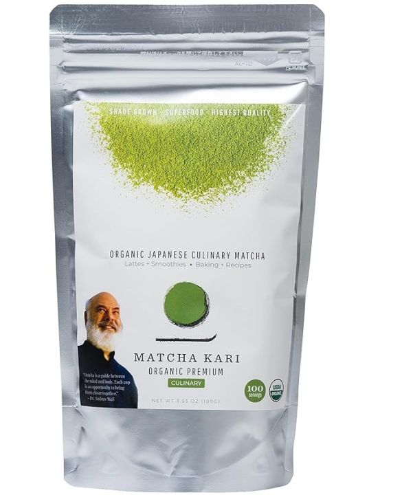 Organic Matcha Green Tea Powder - 100 grams