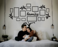 New Big Family Tree Photo Frame 3D Wooden wall Decor 3mm Thickness Wooden Wall Art - Removable Family Photo Frame Tree Wall Art Picture Home Décor - Big Family Tree with 13 Frames. 
