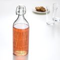 IKEA KORKEN Water Bottle with stopper, clear glass, 1.0 L for Milk, Juice and decoration. 