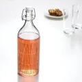 IKEA KORKEN Water Bottle with stopper, clear glass, 1.0 L for Milk, Juice and decoration. 