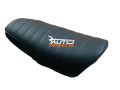Bike Suzuki Gs150 Foam Padded Leather Seat Cover for long tour comfort & 12mm foam. 