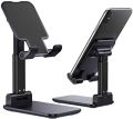 Adjustable Cell Phone Holder, Fully Foldable Mobile Phone Desk Stand, Tablet Holder All Smartphones and Tablets, iPad. 