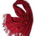 cashmere scarf. 