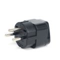 Universal Black Copper 10A 250V EU US UK AU japan swiss germany france to Egypt Pakistan adapter plug Type H. 