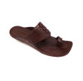 Shaheen Brown kolapuri chappal for men. 