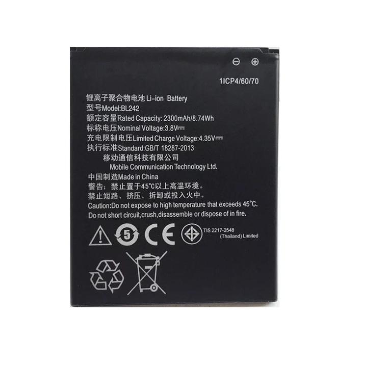 Lenovo BL 242 Battery lenove  BL242 For Lenovo K3 K30-W K30-T A6000 A3860 A3580 A3900 A6010 A6010 Plus 3.8V 2300mAh Mobile extended