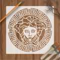 Versace  Reusable Stencil Airbrush Painting Wall Art DIY Home Decor Scrap booking Album Crafts. 
