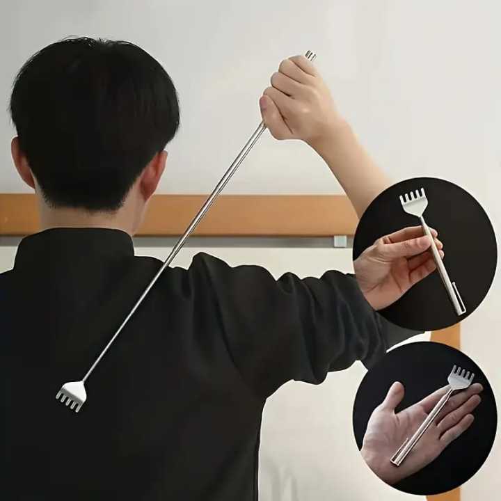 Stainless Steel Extendable Back Scratcher – Body Scratcher for Itch ...