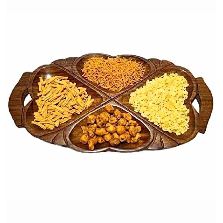 Creative Wooden Serving Tray, Dry Fruits and Biscuits Serving Tray, Fruit Shape Tray, Wooden Trays