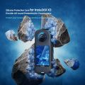 AMAGISN Protective Case for Insta 360 X3 Camera Silicone Case, Black. 