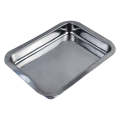 Stainless Steel Deep Rectangle Food Serving Tray 40.5 x 30 cm. 
