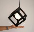 Black Metal Cube Cage Lamp Pendant Lights Modern LED Pendant Lamp Lampshade Lighting Hanging Light Fixture Pendant Ceiling Lamp. 