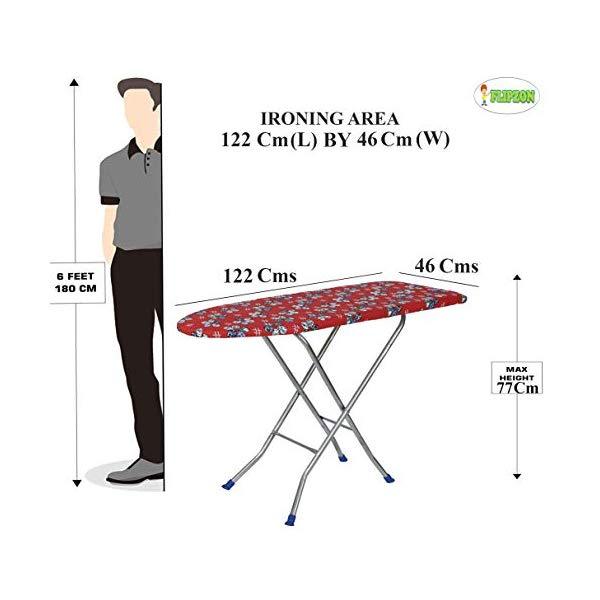 Iron Table Foldable Adjustable Iron Stand large Size