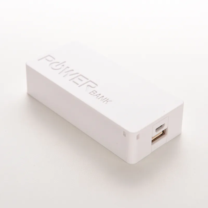 Power Bank Case for 2x18650 Li-ion Cells, USB Output, Includes Charging Circuit, Micro USB Input, Battery Not Included
