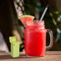 Folding Drinking Straws Keychain Foldable Final Premium Food-grade Portable Set. 