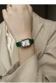 Vintage Small Dial Women's Watch Niche High-grade Leather Small Square Watch Light Luxury Temperament Quartz Watch. 