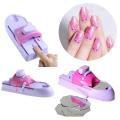 Nail Stamping Machine with 6 pattern metal plates and Seven colors nail polish for Nail Art. 