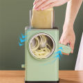 4 in 1 Multifunction Vegetable Cutter Slicer Hand Rotary Vegetable Grater Roller Shredder Potato Radish Scraper for Kitchen Tools. 