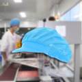 Chef Hat Mesh Food Service Baker Cap Waiter Cap for Commercial Multipurpose Blue Full Mesh. 