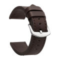 High Quality 20mm 22mm 24mm Frosted Retro Genuine Leather Bracelet Band Loop for Watch Band  watch Accessories. 