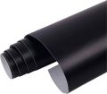 Black PVC Sticker Wallpaper Vinyl Sheet for Glass Door, Bathroom, Home, Office - Colormate PVC Vinyl Frosted Window Self Adhesive Privacy Glass Film for Window Glass - 10 Sheets (PVC Black Matt 8 x 8 Inches). 