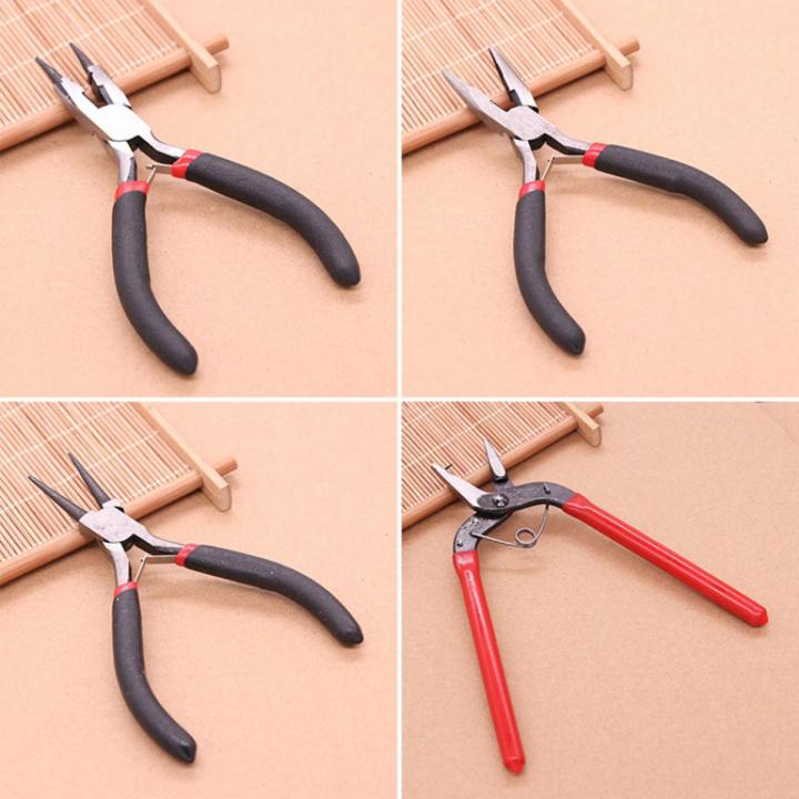 Antique DIY handmade pliers tool curved needle hook pliers needle nose pliers flat nose pliers round nose pliers cutting pliers punching pliers