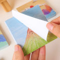 Memo Note Wide Application Bright-colored Clear Pattern Memo Notepad. 