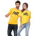 Mr and Mrs Matching T-Shirts For Couple. 